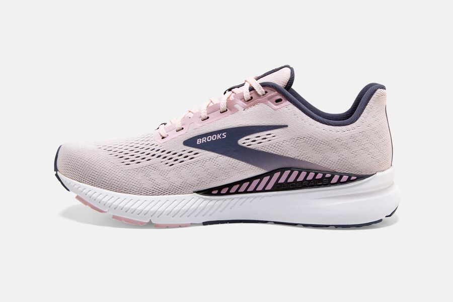 Launch GTS 8 Road Brooks Running Shoes NZ Womens - Pink/Black - TBKJNU-259